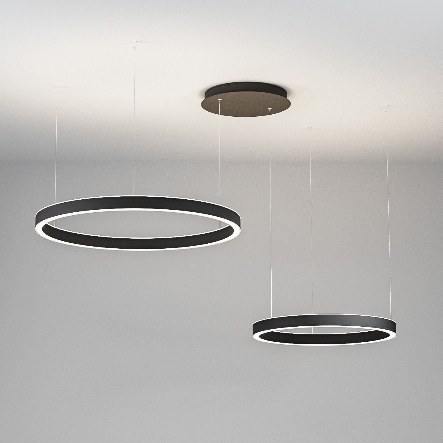 GEALUCE Montatura in alluminio satinato bianco-nero-oro. Diffusore in silicone bianco opale. LED CRISEIDE 2 LUCI GEALUCE Montatura in alluminio satinato bianco-nero-oro. Diffusore in silicone bianco opale. LED CRISEIDE 2 LUCI